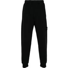 Stone Island Men Trousers Stone Island Heavyweight Fleece Jogging Bottoms - Black