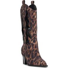 Beige - Women Riding Shoes Jessica Simpson Ginika Western Boot Women's Natural Beige Boots