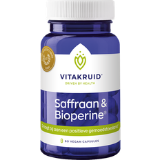 Vitakruid Safran & Bioperine® 60 veganske kapsler