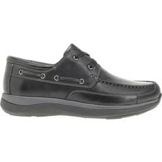 Black - Men Boat Shoes Men's Propet Pomeroy Boat Shoes