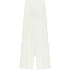 Max Mara Herr Byxor Max Mara Senna Wool Pants White