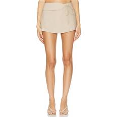 Loose Skirts Amanda Uprichard Mila Skort - Neutral