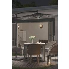 Living and Home 3m Cantilever Garden Parasol with Light（Base is