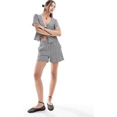 JDY Shorts Co-Ord - Gingham Black