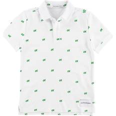 Calvin Klein Pikétröjor Calvin Klein Pikétröja Polo - Vit/Grön
