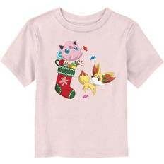 Tie Dye T-shirts Children's Clothing Mad Engine Toddler Light Pink Pokemon Stocking Graphic T-Shirt