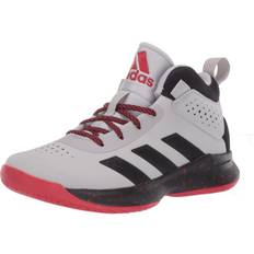 Adidas Basketball Shoes Adidas Boy's Cross Em Up Basketball Shoe, Grey/Black/Scarlet, Little Kid