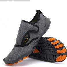 Grey, 11 Womens Mens Water Shoes Aqua Shoes Beach Swim Barefoot Non Slip Surfing