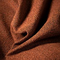 Polyester Metervarer Decotique Sample Rust bouclé Fabrics