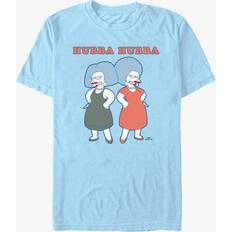 Clothing Hot Topic The Simpsons Bouvier Twins Hubba Hubba T-Shirt LT BLUE