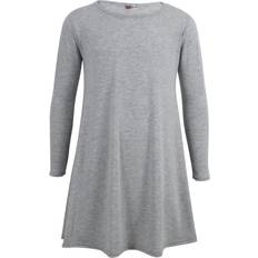 Grey Dresses A2Z Kids 3-4 Years, Grey Girls Swing Dress Plain Dance Party Summer Dresses