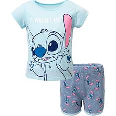 Other Sets Disney Lilo & Stitch Little Girls Graphic T-Shirt French Terry Shorts Set Blue