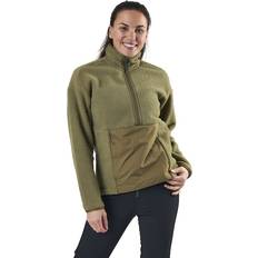 Klær Salomon Snowshelter Teddy Half Zip Green Female