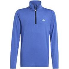 Strati di base Adidas Aeroready 1/2-Zip Long Sleeve Top - Marine