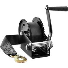 Winches VEVOR hand winch heavy duty hand crank 1200lbs 23ft polyester