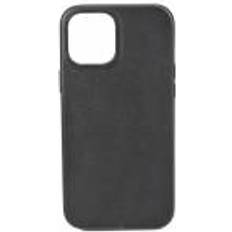 iPhone 12 Pro Max Læder Cover Sort