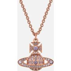 Vivienne Westwood Halsband Vivienne Westwood Carmela Bas Relief Rose Gold-Tone Necklace Multi