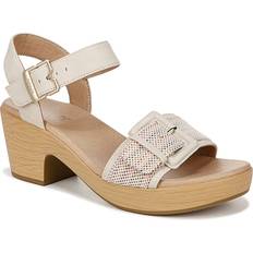 Multicolored Heeled Sandals Dr. Scholl's Felicity Too Womens White Sandal