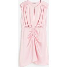 H&M Rosa Klänningar H&M Dam Rosa Draperad satinklänning