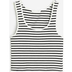 H&M Dame Singleter H&M Dame Hvit Kort singlet