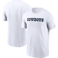 Dallas Cowboys T-shirts Nike Men's White Dallas Cowboys Primetime Wordmark Essential T-Shirt