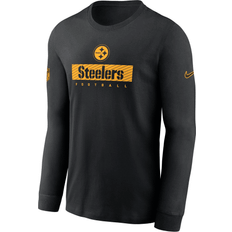 T-shirts Nike Men's Pittsburgh Steelers Sideline Team Issue Dri-Fit NFL Long-Sleeve T-shirt