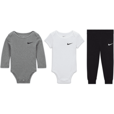 Nike Black Bodysuits Nike Essentials Baby 0-9M 3-Piece Bodysuit Set in Black, 9M 56K732-023 9M