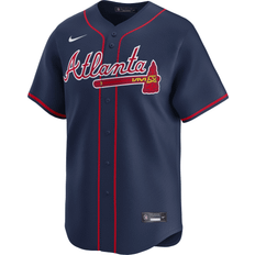 Sports Fan Apparel Fanatics Nike Men's Ronald Acuna Jr. Navy Atlanta Braves Alternate Limited Player Jersey Navy