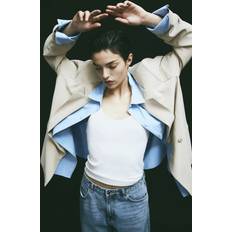 Beige - Women Blazers H&M Ladies Beige Double-breasted blazer
