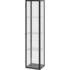 IKEA Blåliden/Strimsäv Black Vitrinskåp 35x151cm