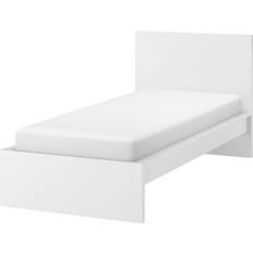 Ikea MALM hög, vit/Lindbåden Sängram