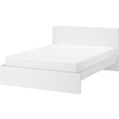 Ikea MALM hög, vit/Lönset Sängram