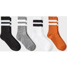 Boys Socks Cat & Jack Boys' 4pk Striped Crew Socks