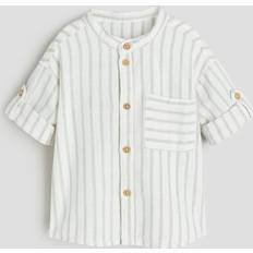 Shirts H&M Baby White Grandad cotton shirt 1½-2Y