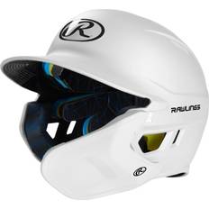 Baseball Helmets Rawlings Junior MACH Baseball Helmet w/ Adjustable Face Guard, Right-Handed Batter, White