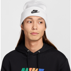 Nike White Beanies Nike Peak Futura Beanie - Weiß