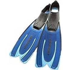 Palmes Cressi Agua Fins Palmes Chaussantes de Snorkeling, Bleu/Azure, 45/46, Adultes