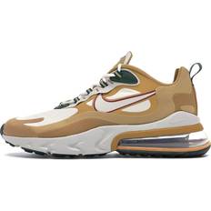 Nike Gold Running Shoes Nike Air Max 270 React White Metallic Gold