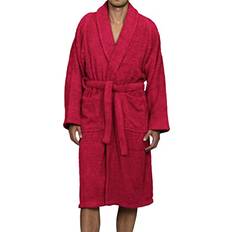 Sleepwear Superior Long-Staple Cotton Unisex Terry Bath Robe, Ultra-Soft Plush Fluffy Robes, Hotel, Spa, Shower, Bath, Bathrobes For Women and Men, Warm, Cozy, Long-Lasting, Size, Burgundy