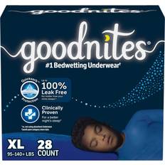 Incontinence Protection Goodnites Boys' Nighttime Bedwetting Underwear - XL 28ct