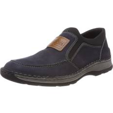 Rieker Men Loafers Rieker Men's Loafer, Blue Ocean Amaretto Black, X-Wide