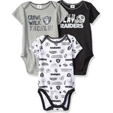 Polyester Bodysuits NFL Baby Boys 3 Pack Short Sleeve Onesie Bodysuit - Team Color
