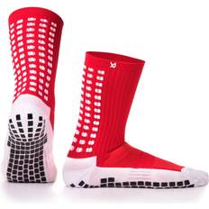 Sports Fan Apparel LUX LUX Sports Soccer Grip Calf Socks Red