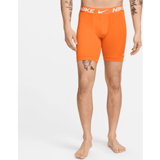 Boxers - Orange Men's Underwear NIKE Men's Dri-FIT Essential Micro Long Boxer Briefs 3-Pack in Orange, KE1158-825