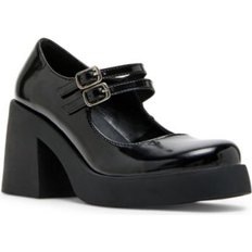 Heels & Pumps Madden Girl Lonniie Platform Block-Heel Mary Jane Pumps Black Box 7.5M