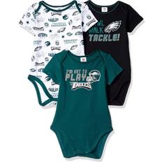 Polyester Bodysuits NFL Baby Boys 3 Pack Short Sleeve Onesie Bodysuit - Team Color