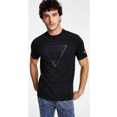 Guess Men Clothing Guess Men's Eco Tonal Logo T-Shirt Black