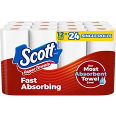 Cleaning Equipment & Cleaning Agents Scott Paper Towels, Choose-A-Sheet, 12 Double Rolls