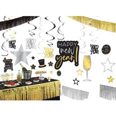 Amscan Party Decorations New Year's Giant Room Decorating Kit 29-pack