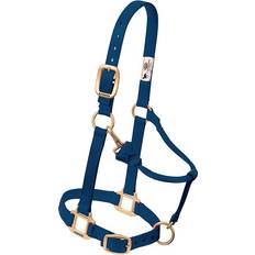 Nylon Horse Halters Weaver Original Adj Halter w/Snap Yearling Navy Yearling